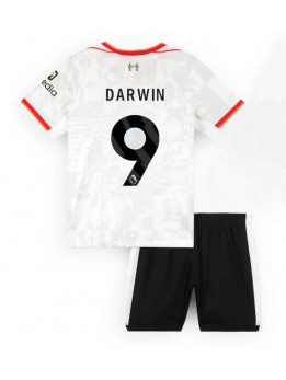 Liverpool Darwin Nunez #9 Ausweichtrikot für Kinder 2024-25 Kurzarm (+ Kurze Hosen)